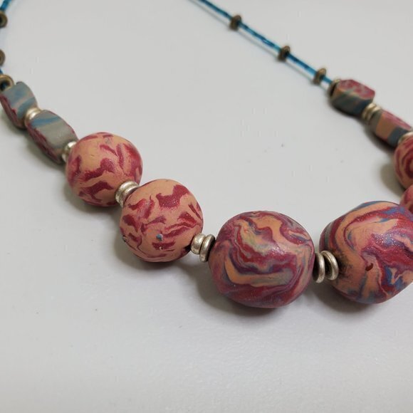 Sunwest Silver Co Necklace 925‎ Sterling Silver Blu - Picture 2 of 10